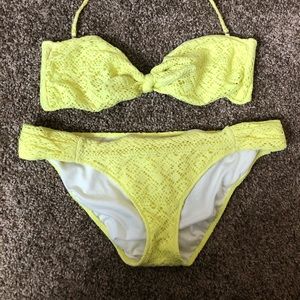 Victoria’s Secret yellow bikini